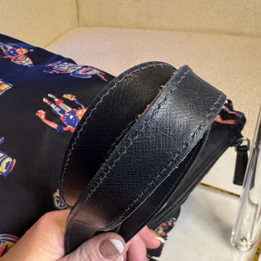 Prada Authentic Limited Edition Black Nylon Robot Tote - Picture 7 of 12